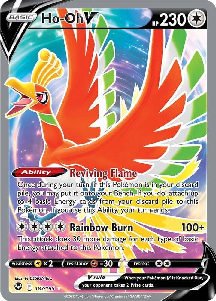 Ho Oh V Full Art Basic