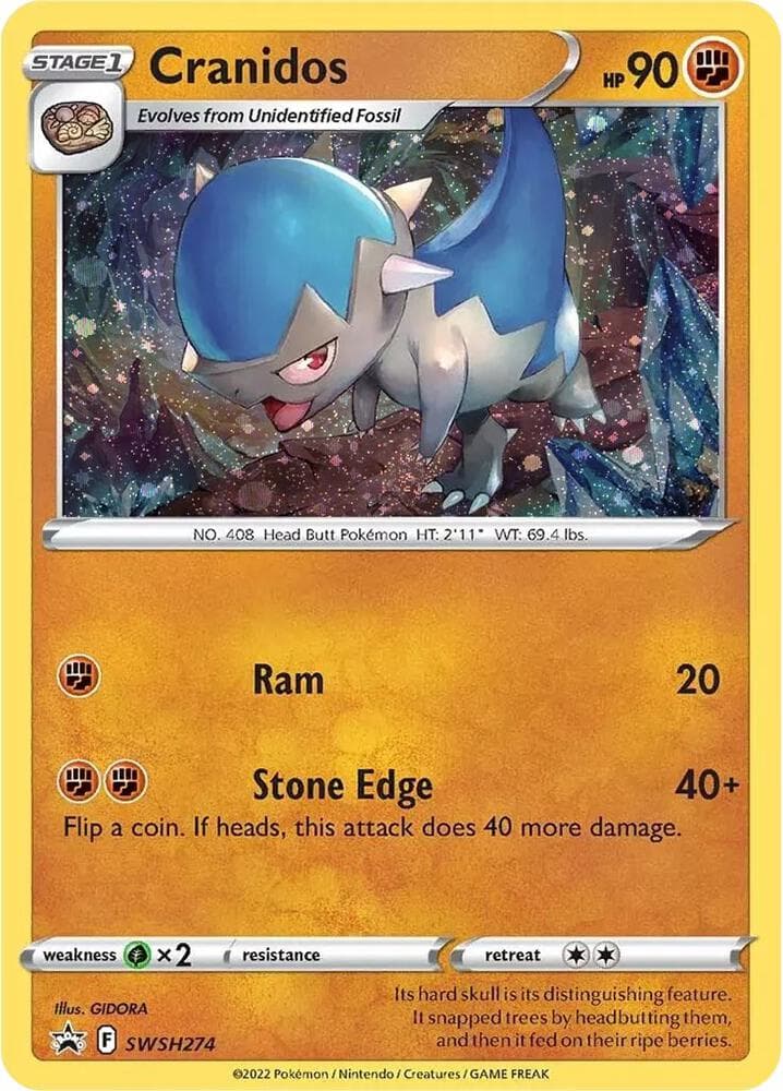 Cranidos SWSH274 Stage 1