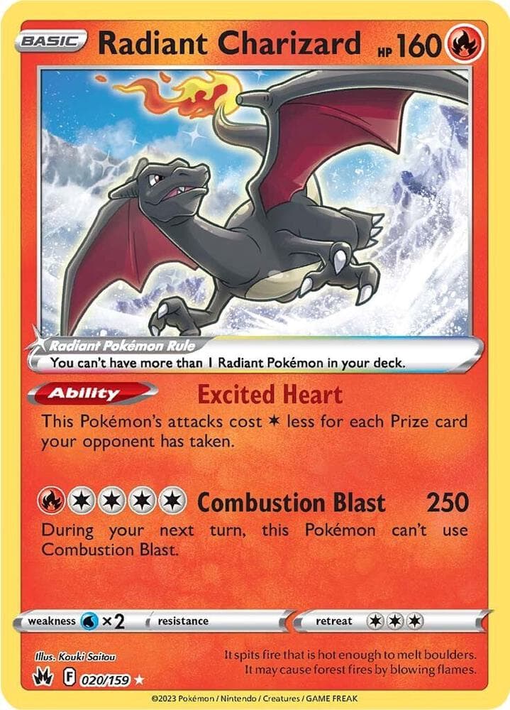 Radiant Charizard Basic · Radiant