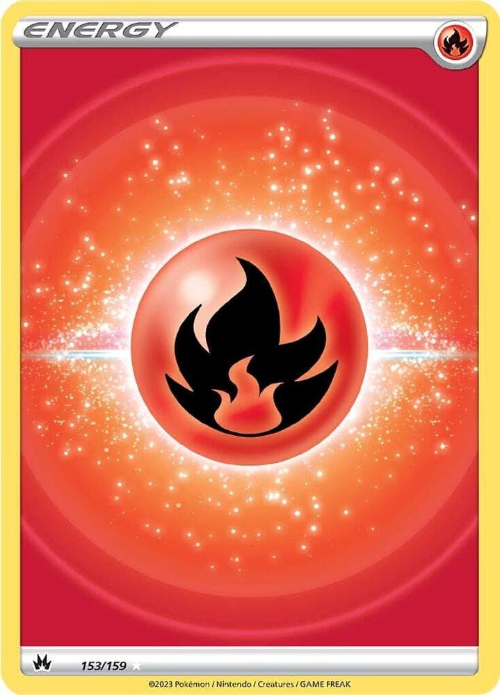 Fire Energy Texture Full Art Basic
