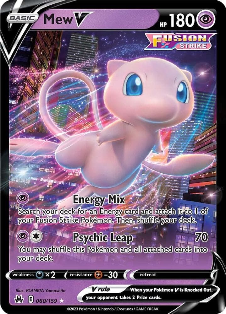 Mew V Basic · V · Fusion Strike