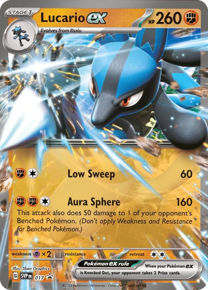 Lucario ex Stage 1 · ex