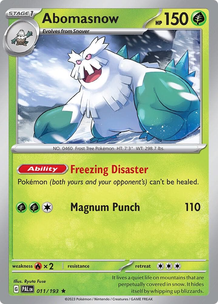Abomasnow Stage 1