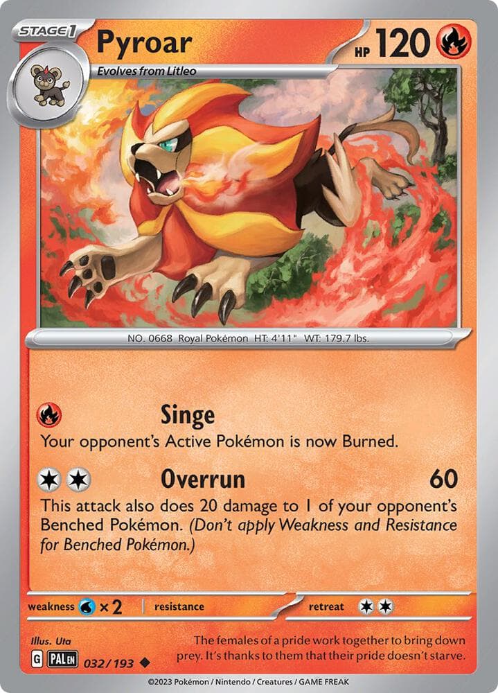 Pyroar Stage 1