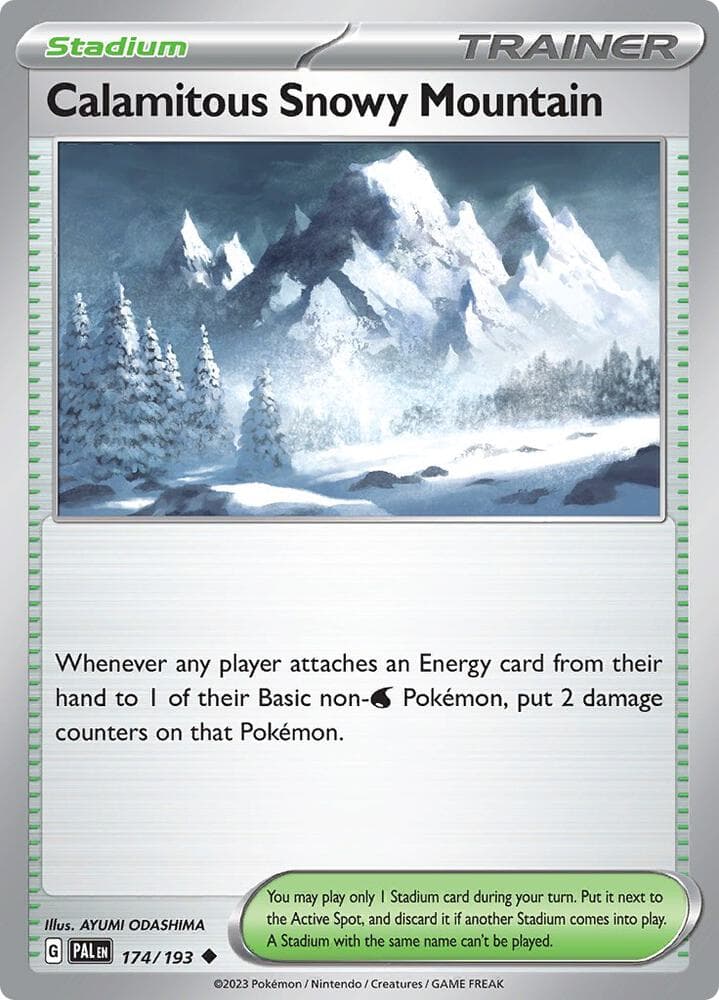 Calamitous Snowy Mountain Stadium