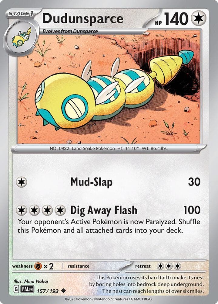 Dudunsparce Stage 1