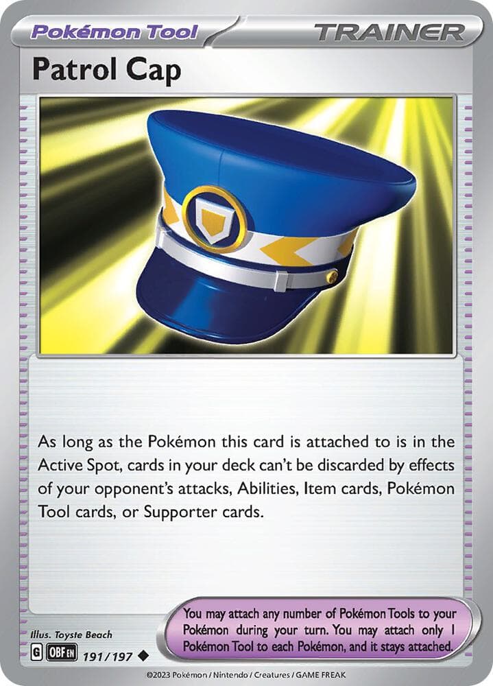 Patrol Cap Pokémon Tool
