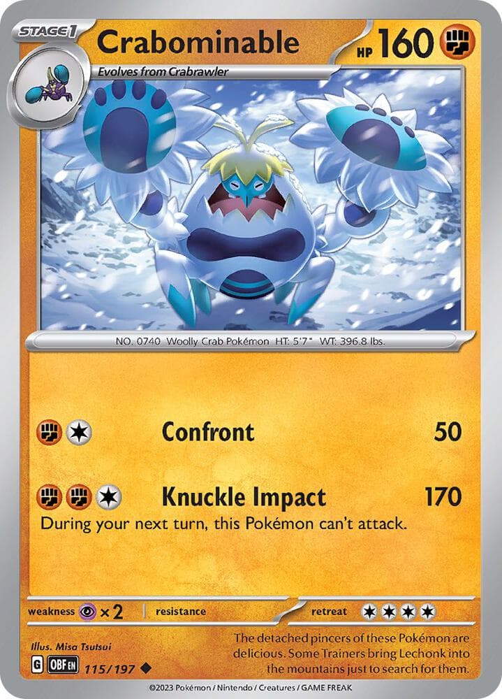 Crabominable Stage 1