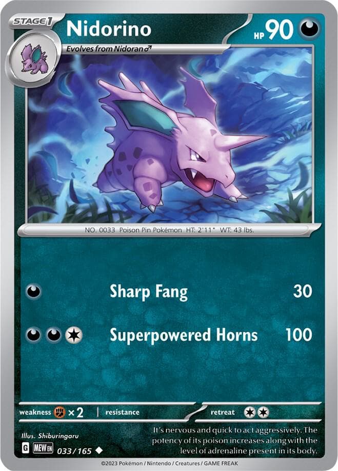 Nidorino Stage 1