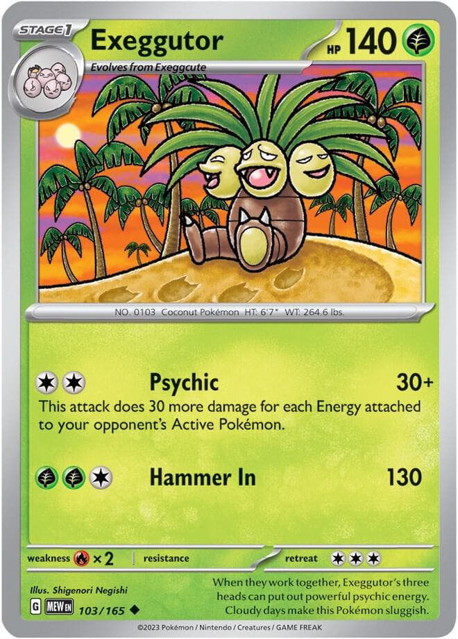 Exeggutor Stage 1