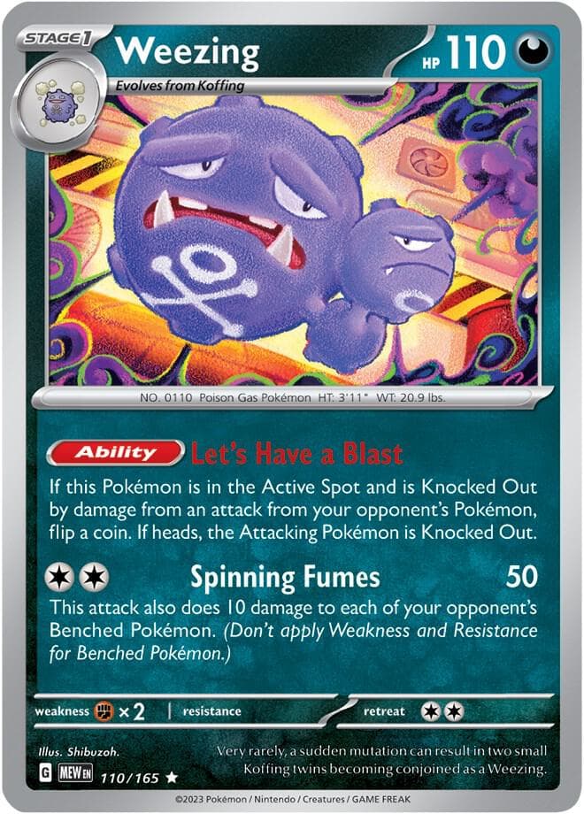 Weezing Stage 1