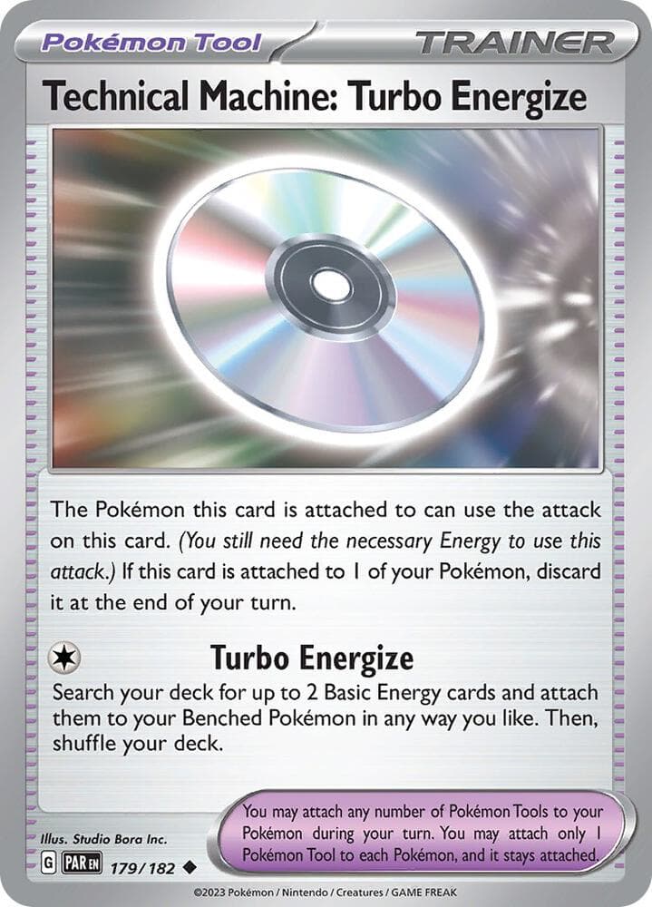 Technical Machine Turbo Energize Pokémon Tool