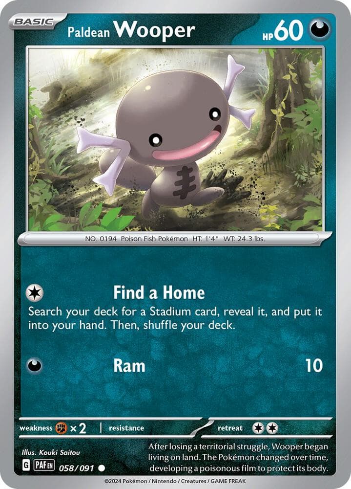 Paldean Wooper Basic