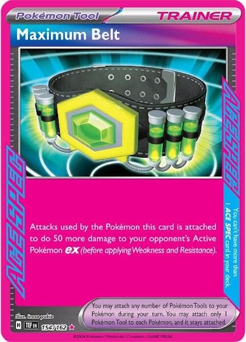 Maximum Belt Pokémon Tool · ACE SPEC