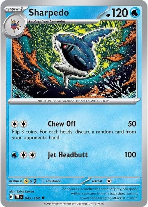 Sharpedo Stage 1