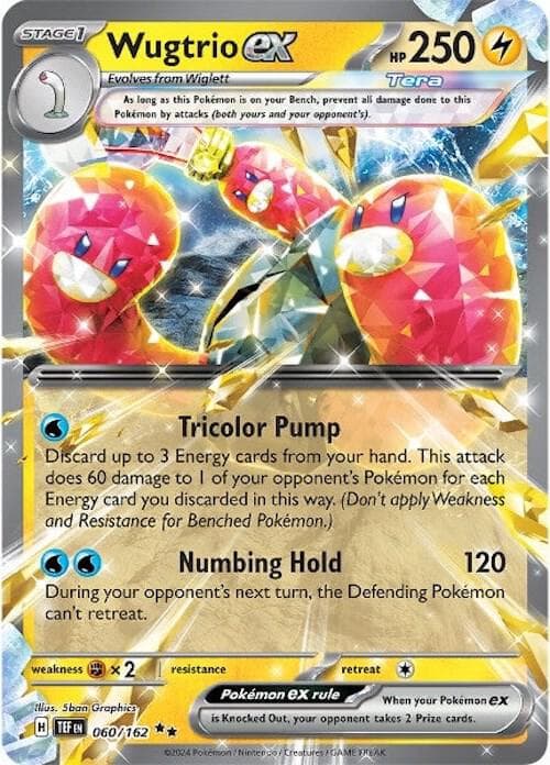 Wugtrio ex Stage 1 · Tera · ex