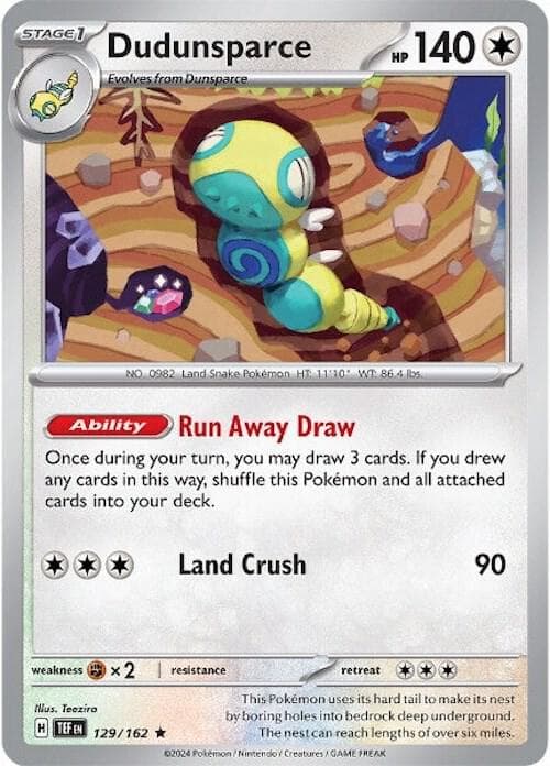 Dudunsparce Stage 1