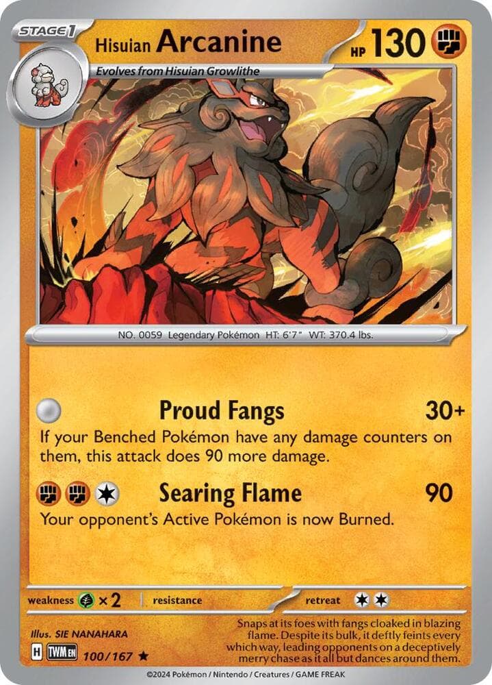 Hisuian Arcanine Stage 1