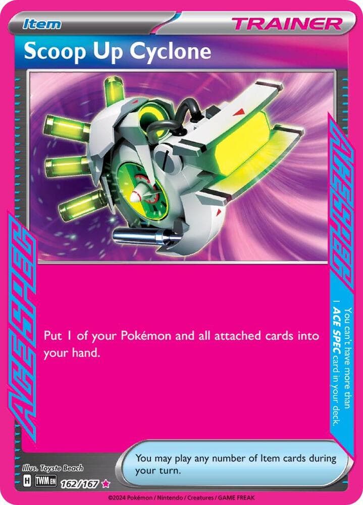 Scoop Up Cyclone Item · ACE SPEC