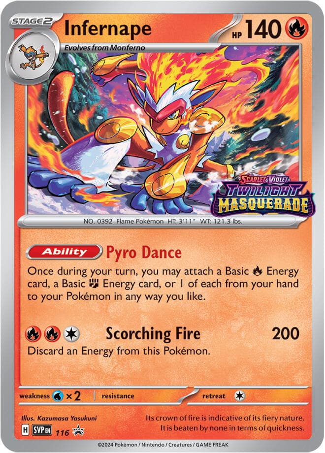 Infernape 116 Stage 2