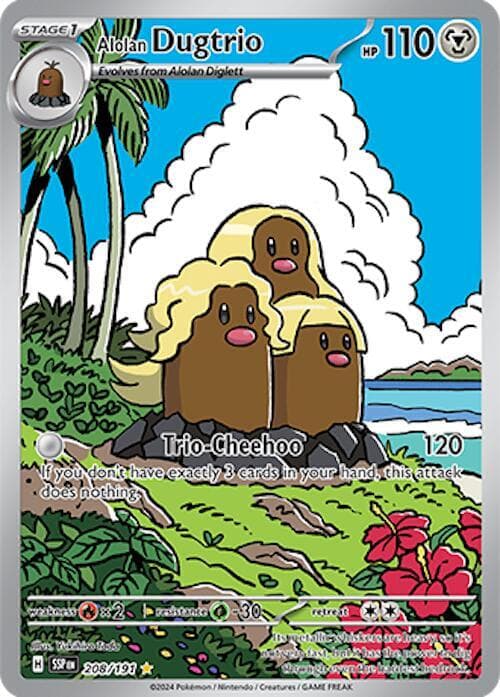 Alolan Dugtrio Stage 1