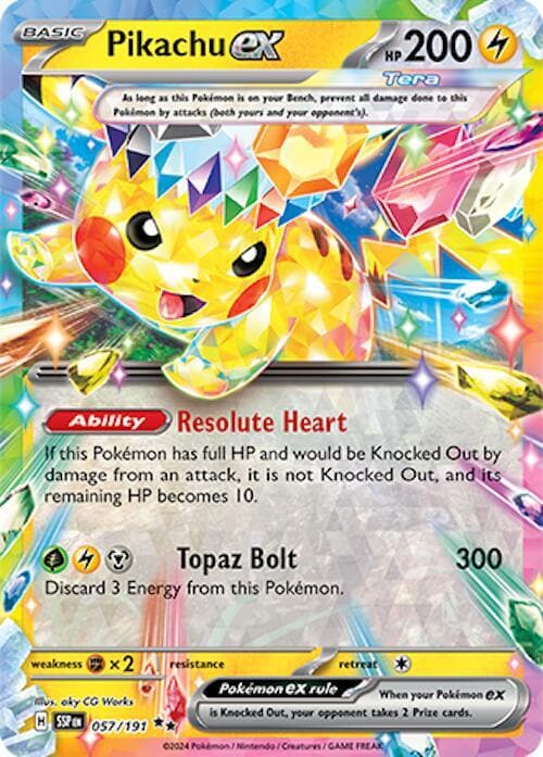 Pikachu ex Basic · Tera · ex