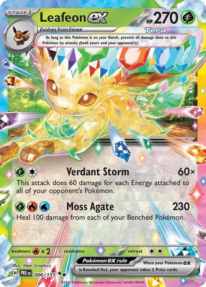 Leafeon ex Stage 1 · Tera · ex