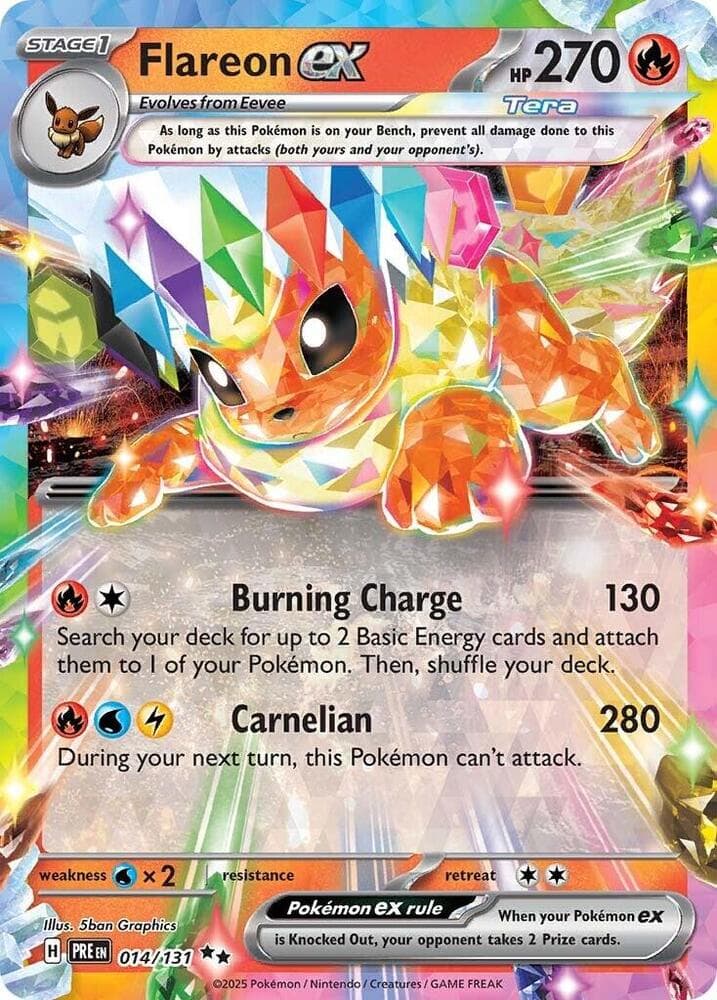 Flareon ex Stage 1 · Tera · ex