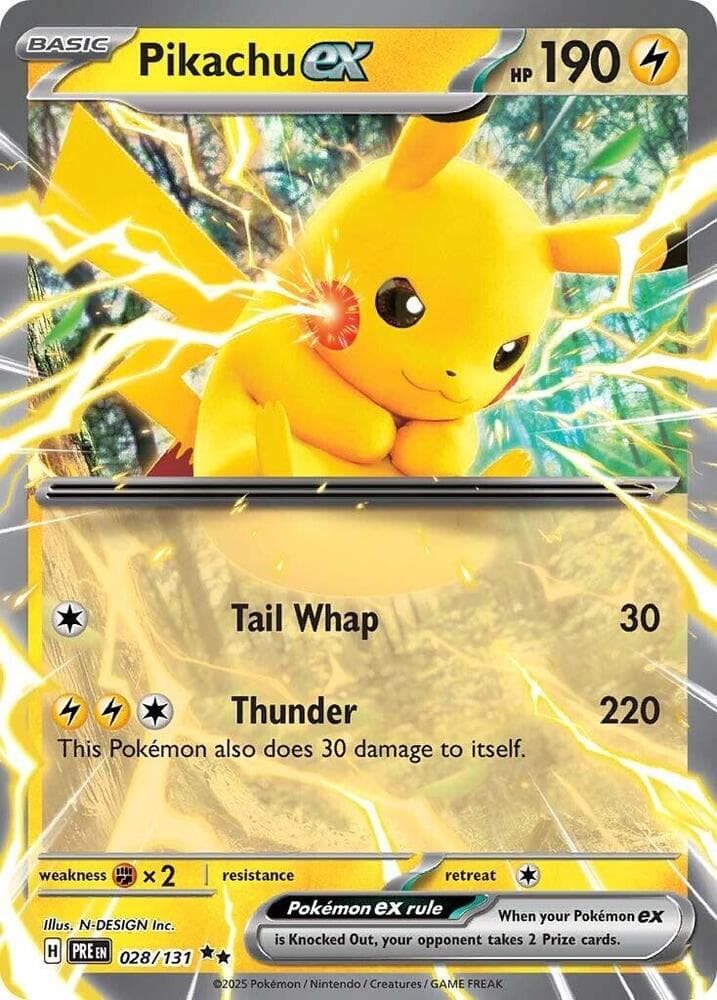 Pikachu ex Basic · Tera · ex