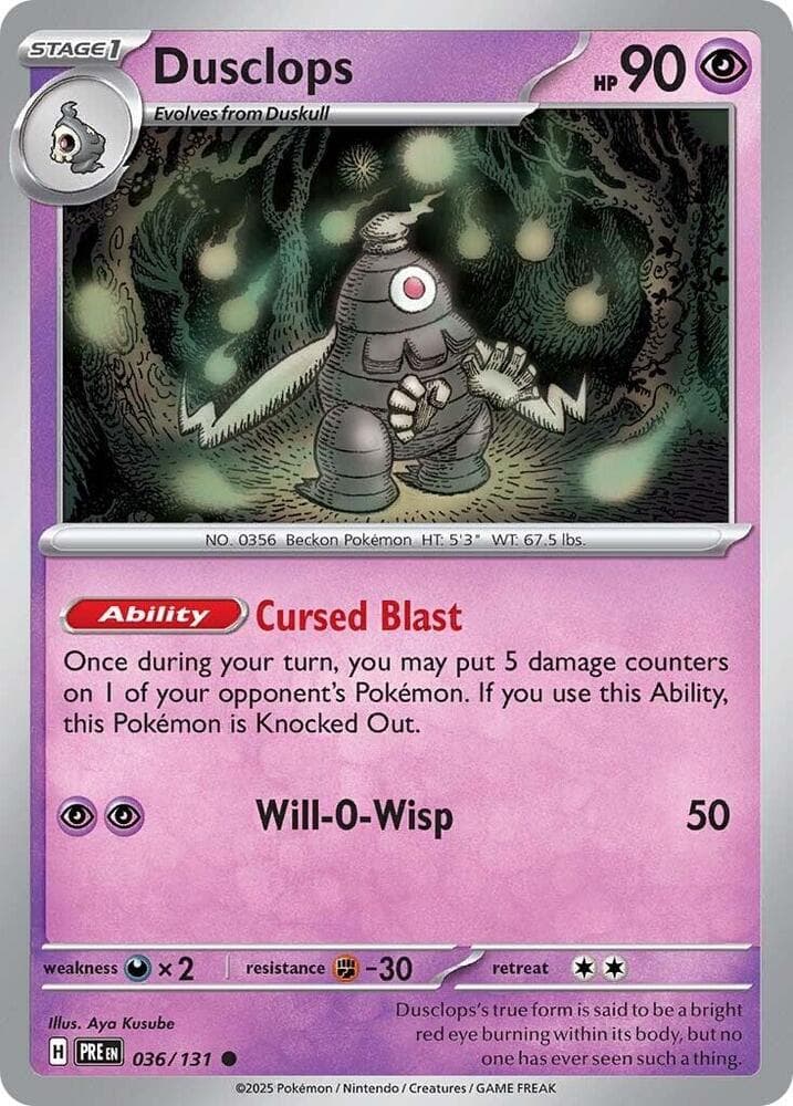 Dusclops Stage 1