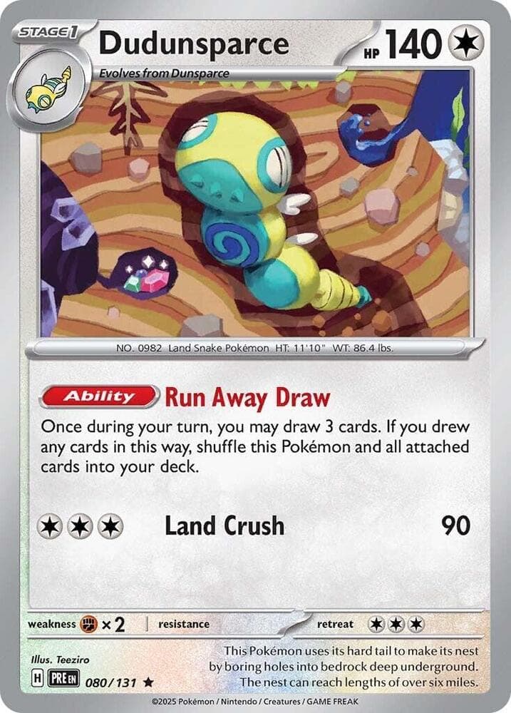 Dudunsparce Stage 1
