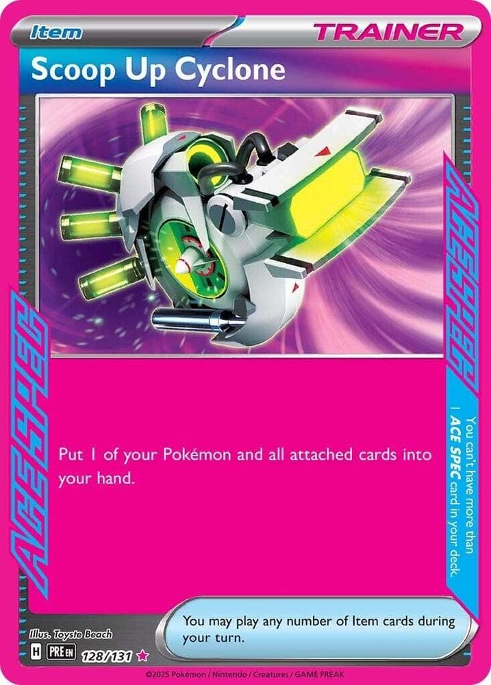 Scoop Up Cyclone Item · ACE SPEC