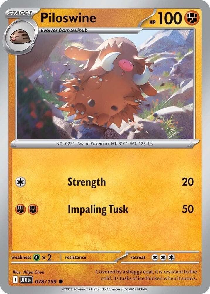 Piloswine Stage 1