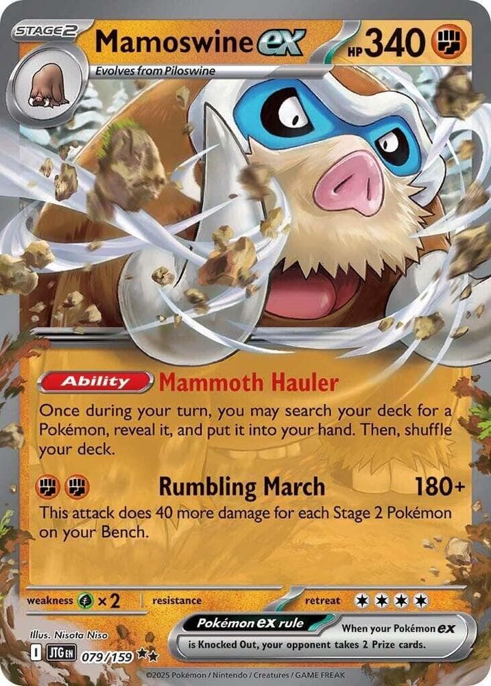 Mamoswine ex Stage 2 · ex