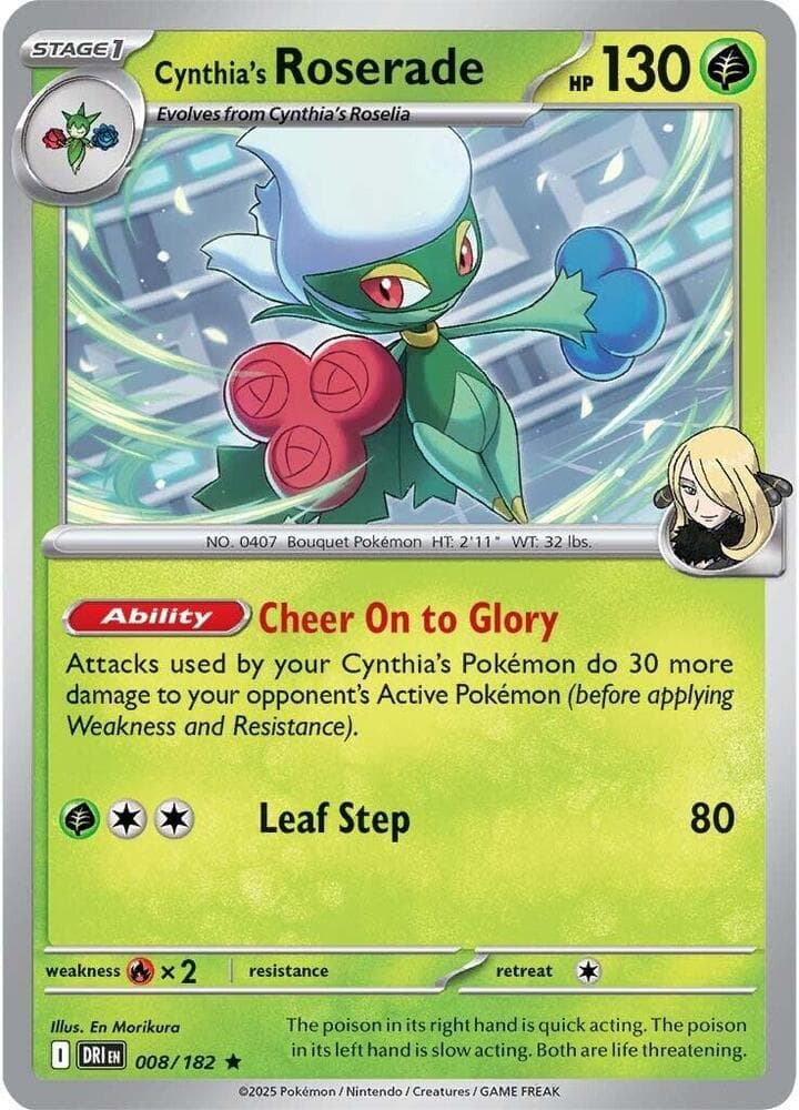 Cynthia's Roserade Stage 1