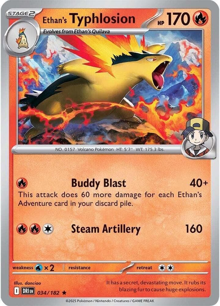 Ethan's Typhlosion Stage 2