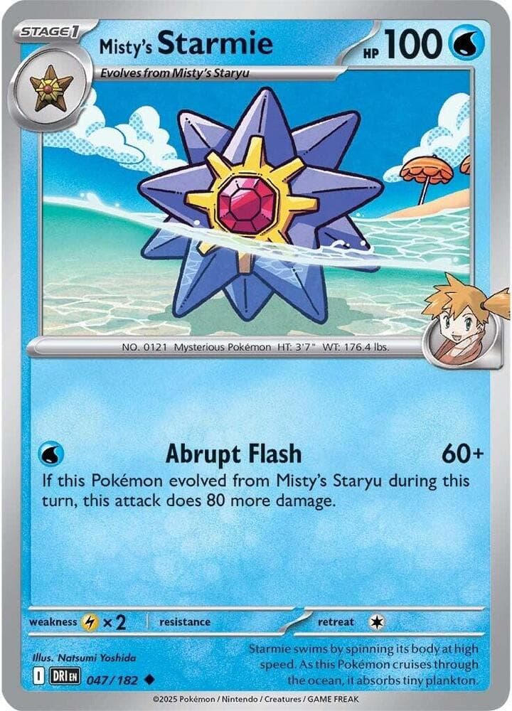 Misty's Starmie Stage 1