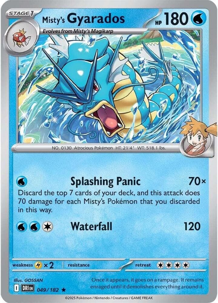 Misty's Gyarados Stage 1