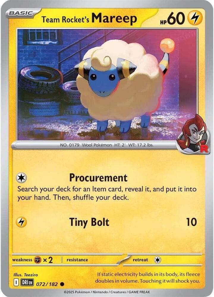 Team Rocket's Mareep Basic