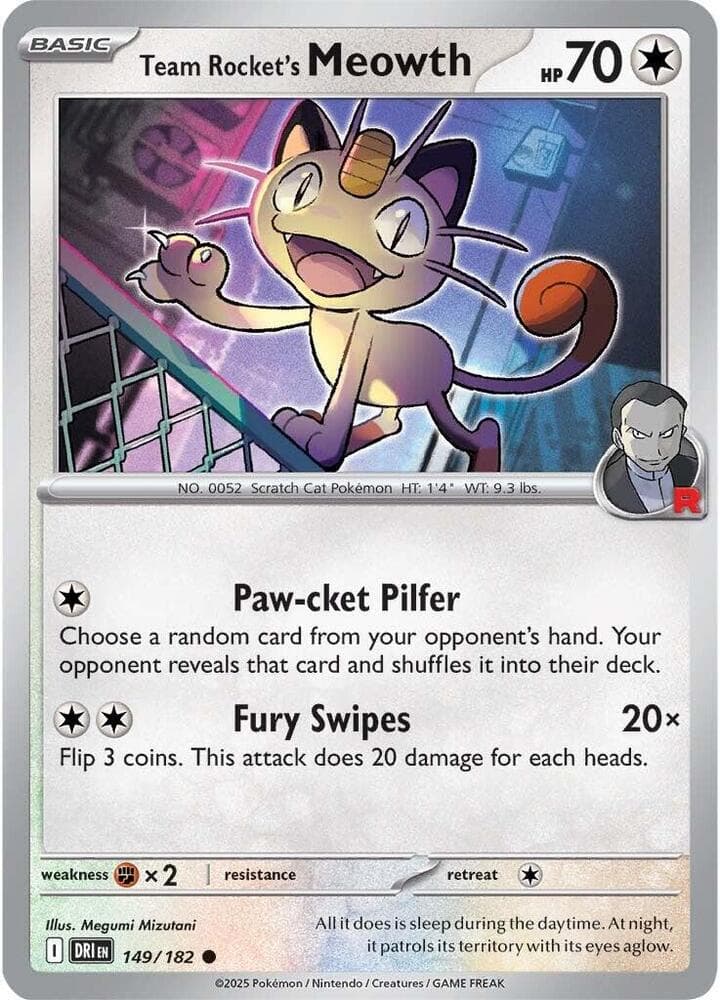 Team Rockets Meowth Basic