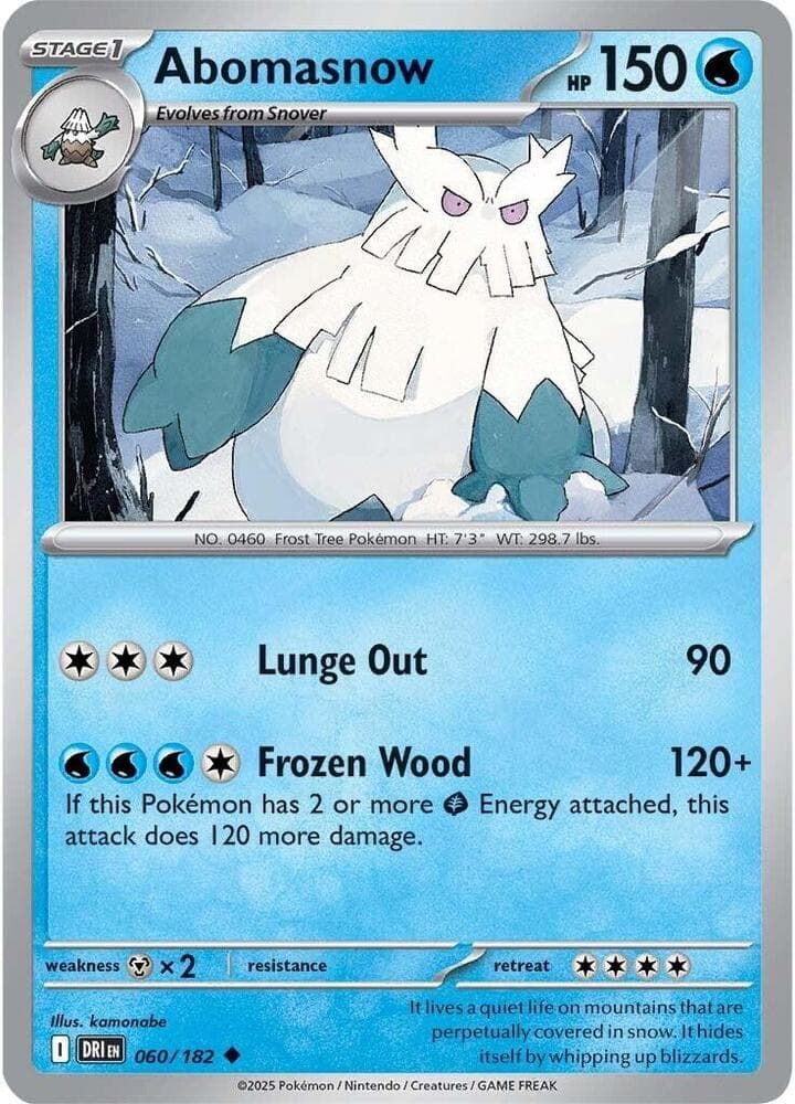 Abomasnow Stage 1