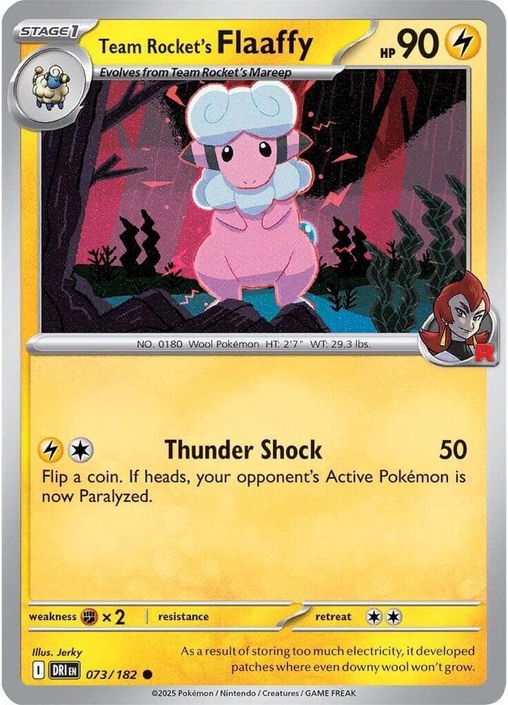 Team Rocket's Flaaffy Stage 1