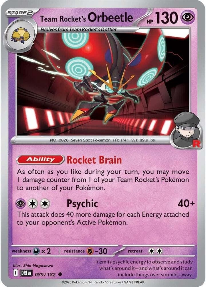 Team Rocket's Orbeetle Stage 2