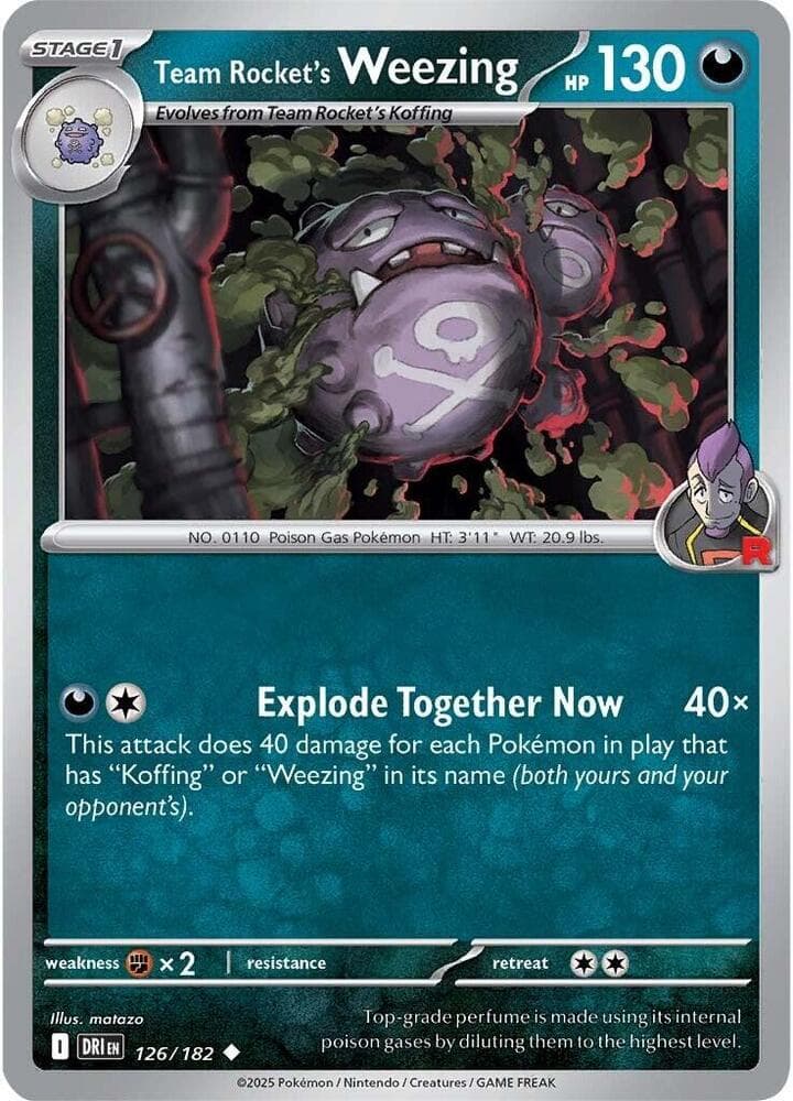 Team Rockets Weezing Stage 1