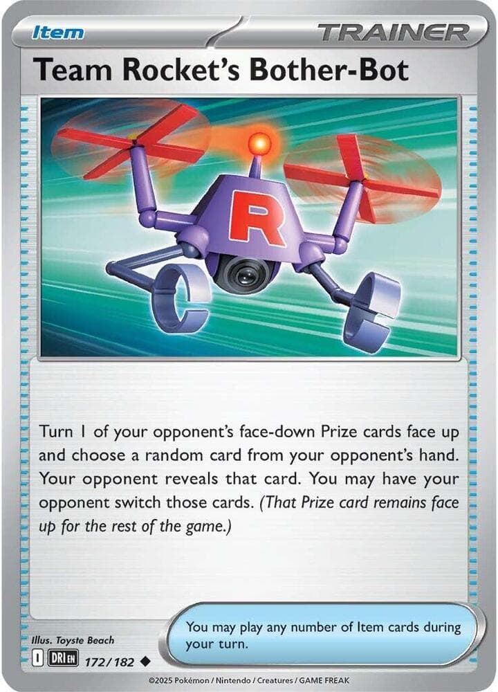 Team Rockets Bother Bot Item