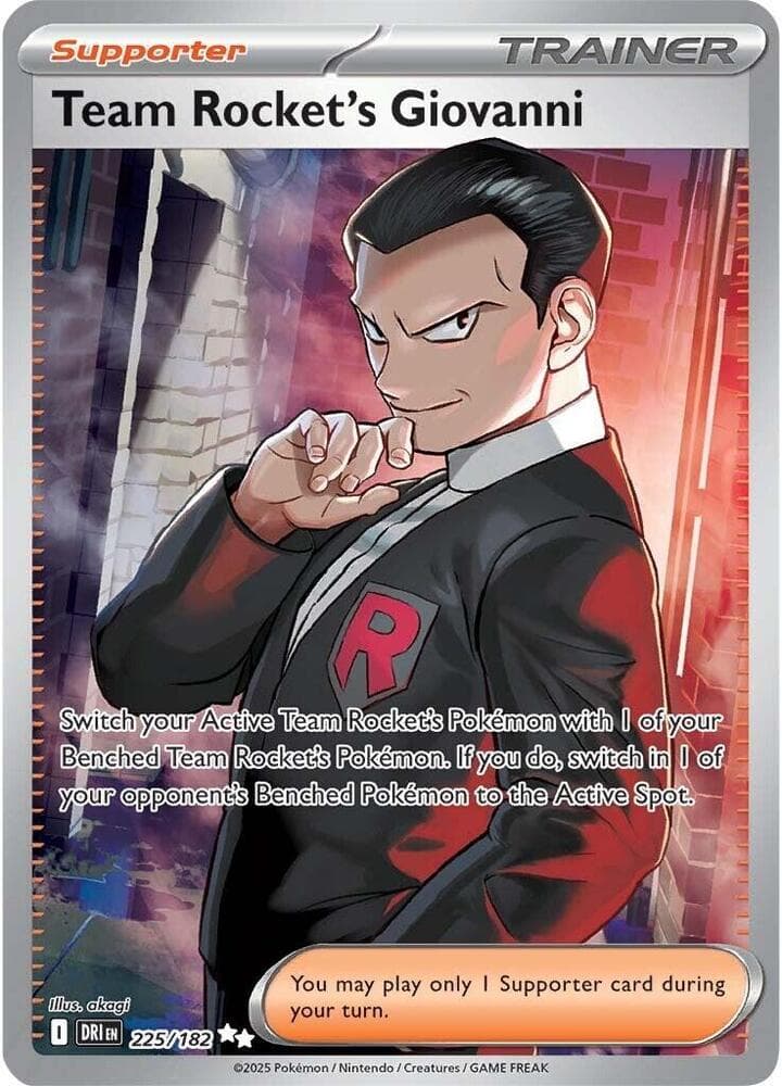 Team Rockets Giovanni Supporter
