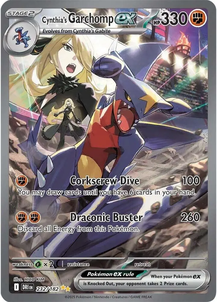 Cynthias Garchomp ex Stage 2