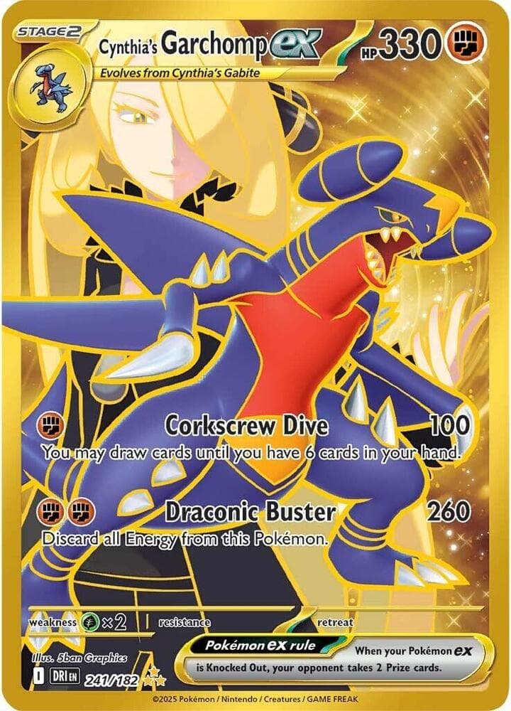 Cynthias Garchomp ex Stage 2