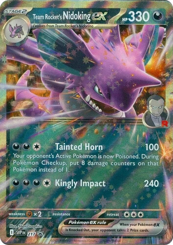 Team Rockets Nidoking ex 217 Stage 2