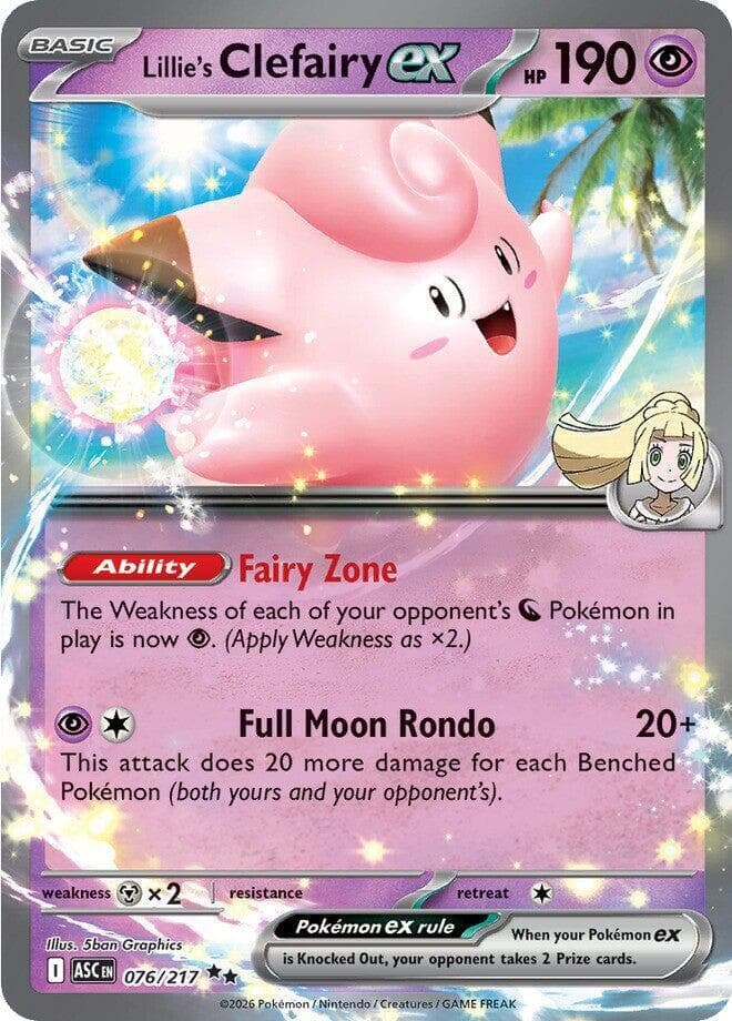 Lillies Clefairy ex Basic